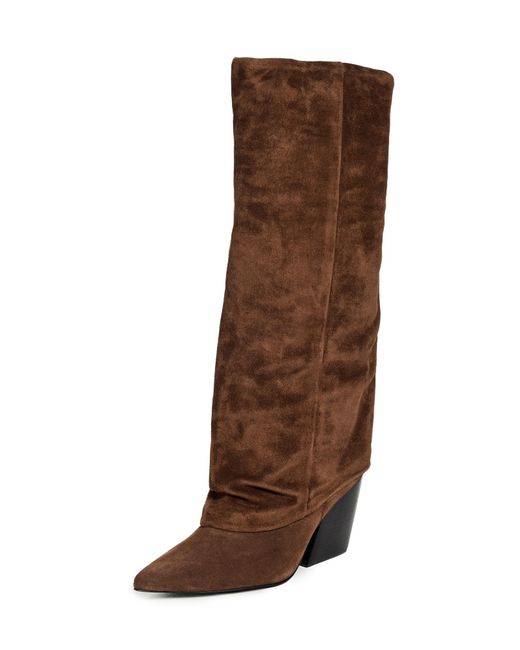 Black Suede Studio Women's Brown Nev Boots