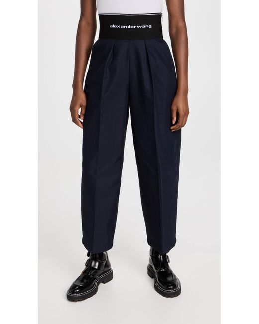 alexander wang logo carrot pant