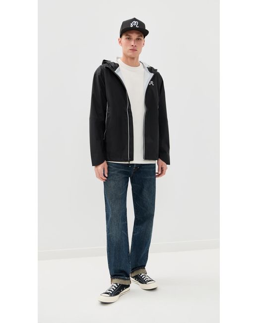 Malbon Golf Black Cloud Burst Jacket for men