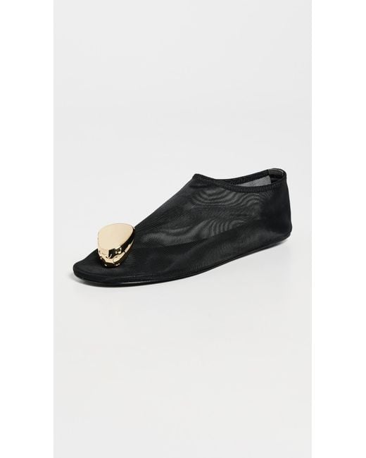 Tory Burch Black Patos Mesh Flats