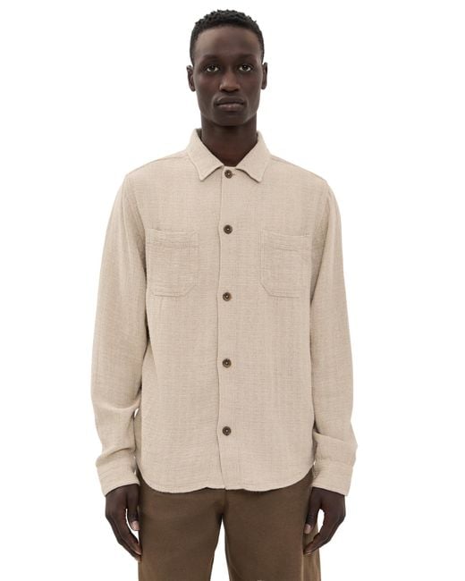 Les Deux Natural Hamilton Overshirt for men
