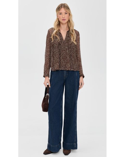 Rag & Bone Brown Amaris Top