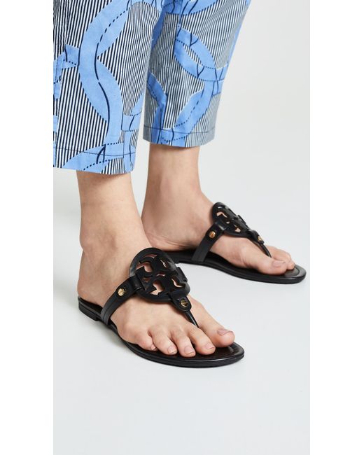 tory burch flip flops miller