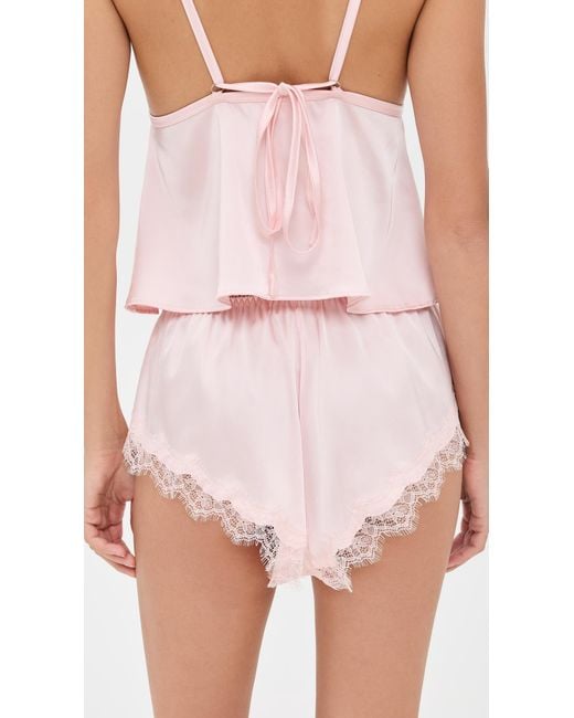 KAT THE LABEL Pink Sorrento Shorts