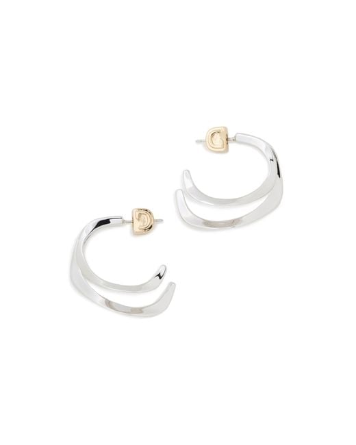 DEMARSON White Sandro Hoops