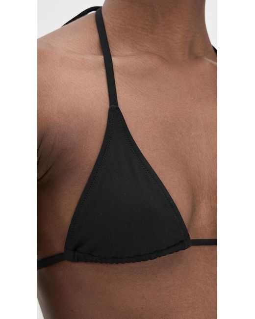 ÉTERNE Black Isla Triangle Bikini Top