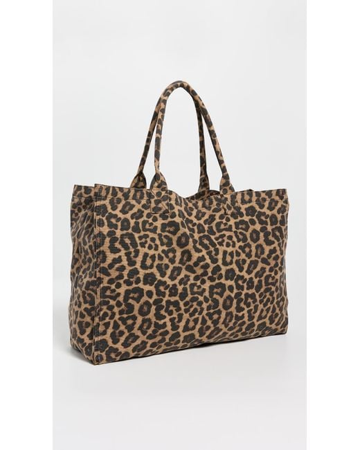 Anine Bing Multicolor Leo Canvas Tote