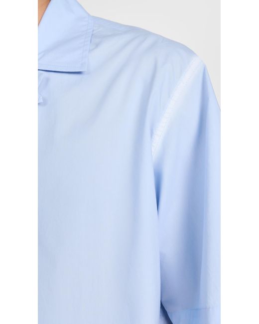 MM6 by Maison Martin Margiela Blue Short Sleeved Shirt for men