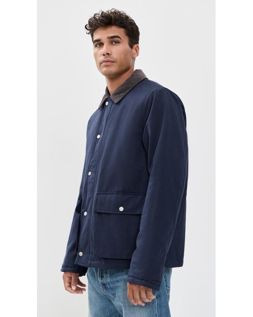Les Deux Blue Montana Jacket for men