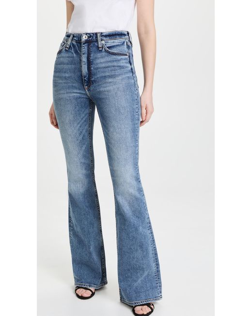 Rag & Bone Denim Casey High Rise Flare Jeans in Blue - Lyst