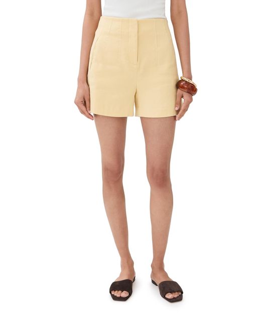 Veronica Beard Natural Brit Shorts