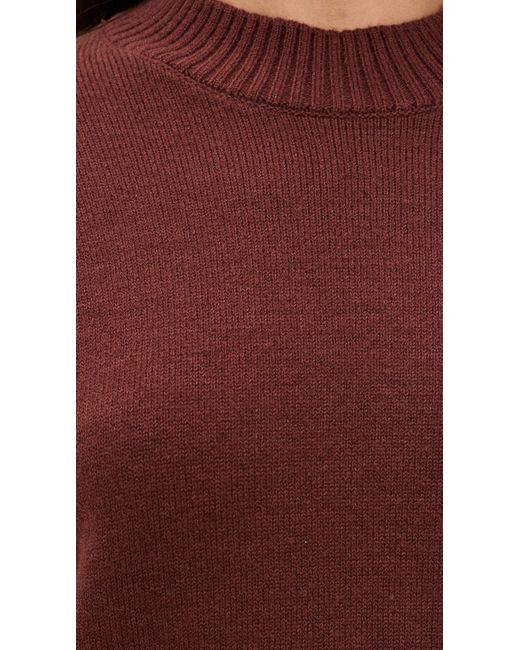 Simon Miller Red Cher Wool Blend Sweater