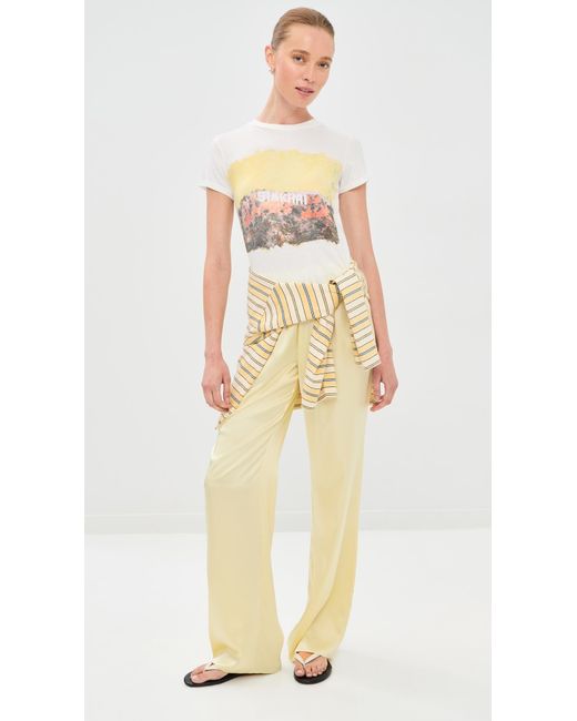 Jonathan Simkhai Natural Graphic Tee