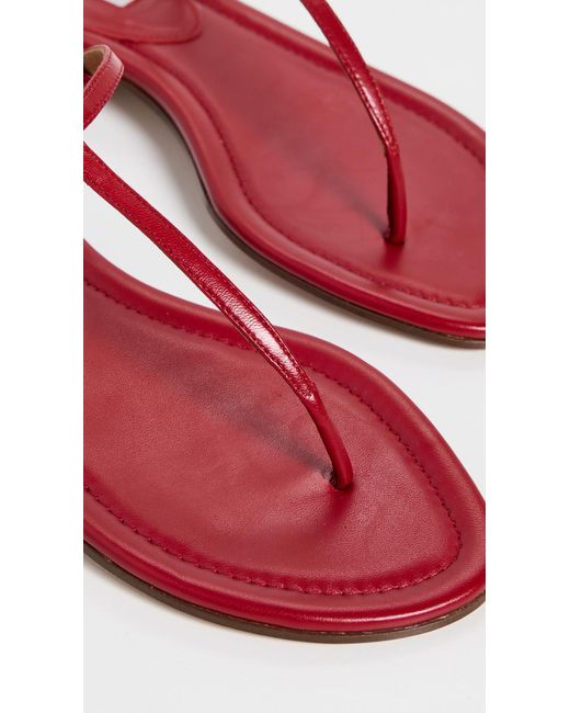 Emme Parsons Red Cecilia Flats