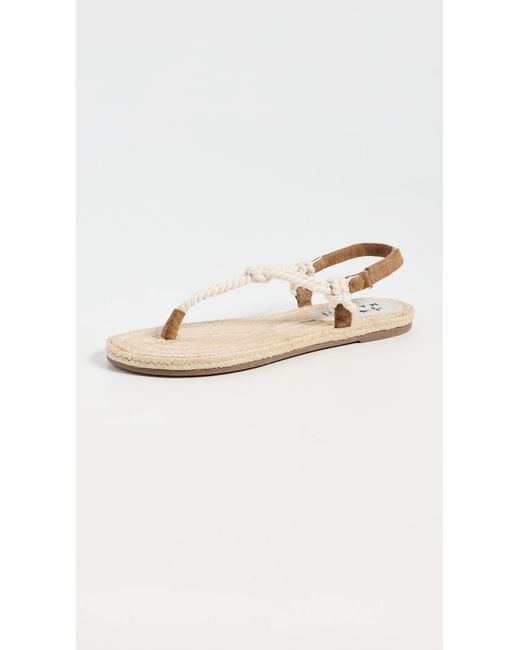 Manebí White Rope Sandals