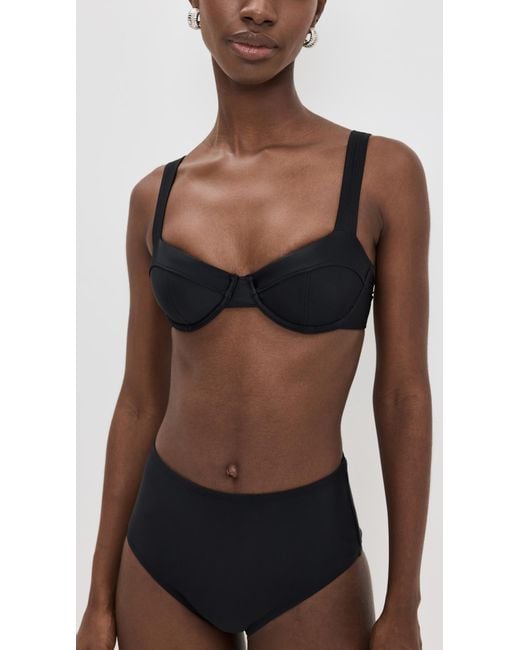 Solid & Striped Black The Lilo Top