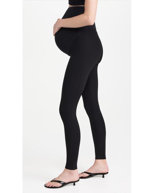 Commando Black Neoprene Maternity Leggings