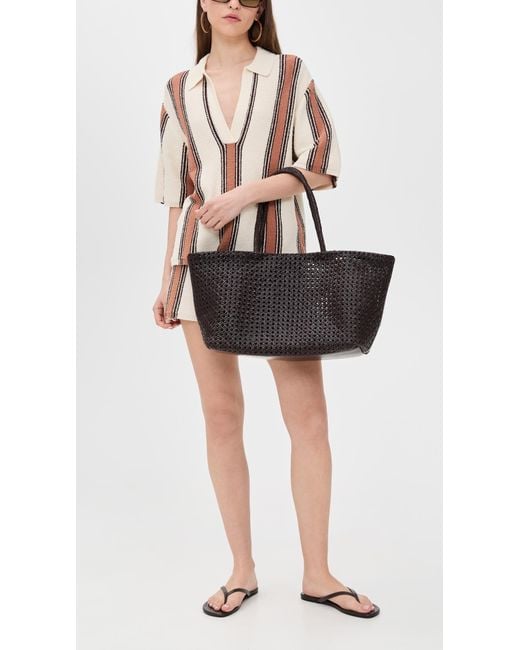 Madewell Black Long Cane Tote
