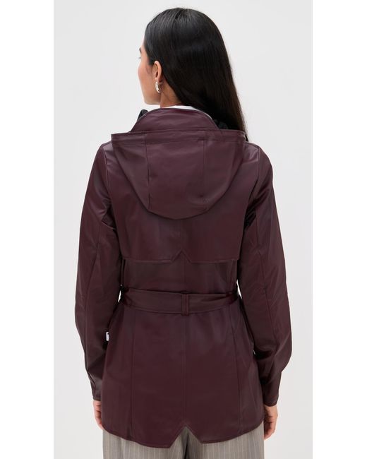Rains Red Curve Jacket
