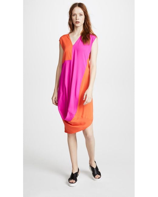 Zero + Maria Cornejo Multicolor Loop Dress