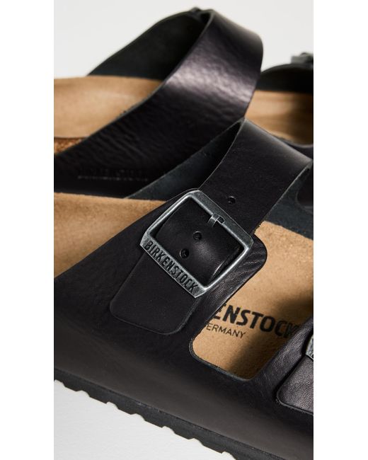 Birkenstock Black Arizona Vintage Bold Grip Sandals for men