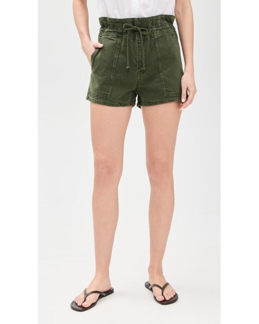 Ba&sh Green Fabo Shorts