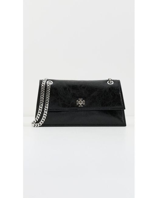 Tory Burch Black Kira Turnlock Shoulder Bag