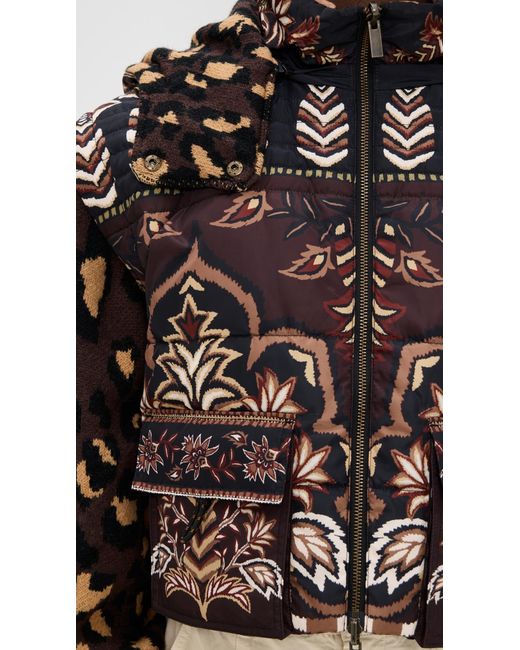 Farm Rio Multicolor Puffer Jacket