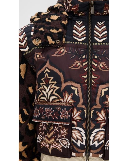 Farm Rio Multicolor Puffer Jacket