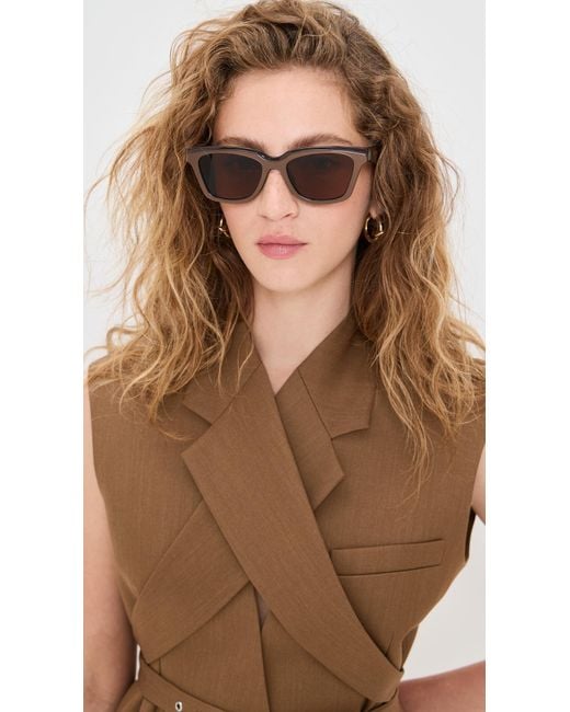 Jacquemus Multicolor Carre Sunglasses