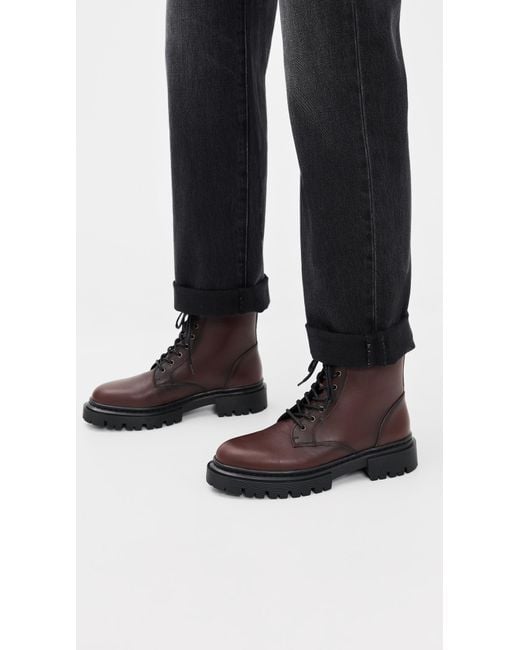 Staud Brown Henry Combat Boots