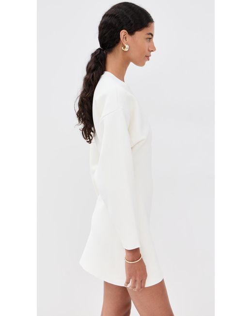 Wardrobe NYC White Wardrobe. Nyc Rhw Power Knit Mini Dress
