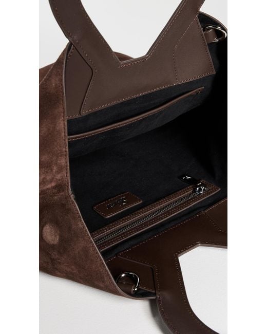 LUAR Brown Brooke Suede Tote