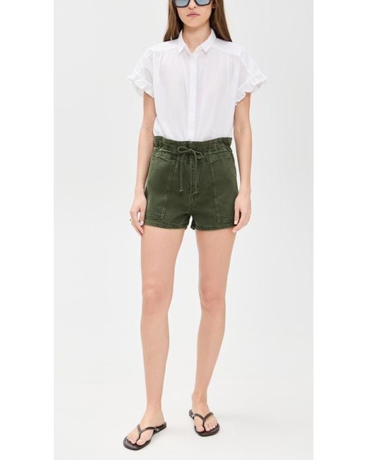 Ba&sh Green Fabo Shorts