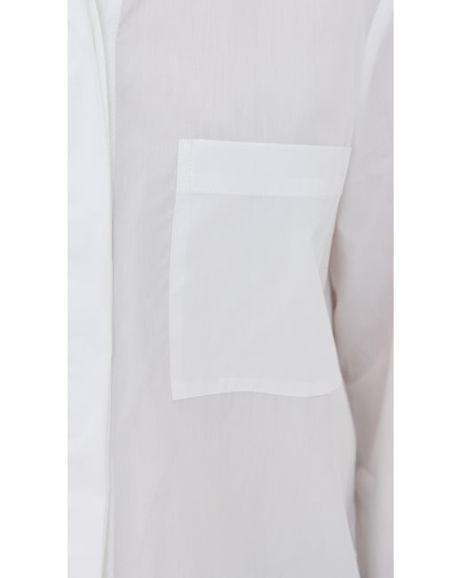 Twp White Boyfriend Shirt
