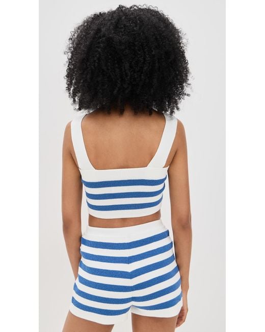 Posse Blue Ari Crop Top