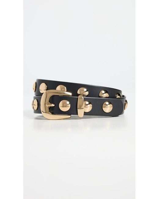 Madewell Black Western Studded Belt