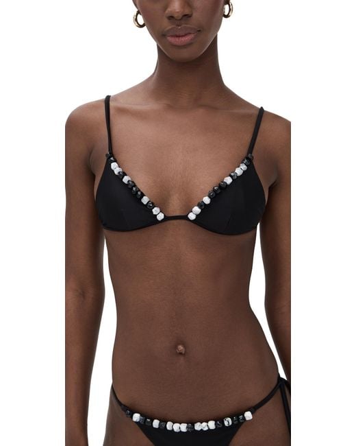 Sir Black Baci Beaded String Top