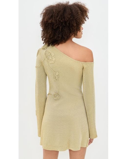 knitted wide sleeve dress Wrenna Bell Sleeve Knit Maxi Dress White