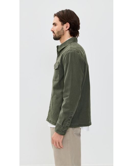 Faherty Brand Green Lakeside Cpo Jacket for men