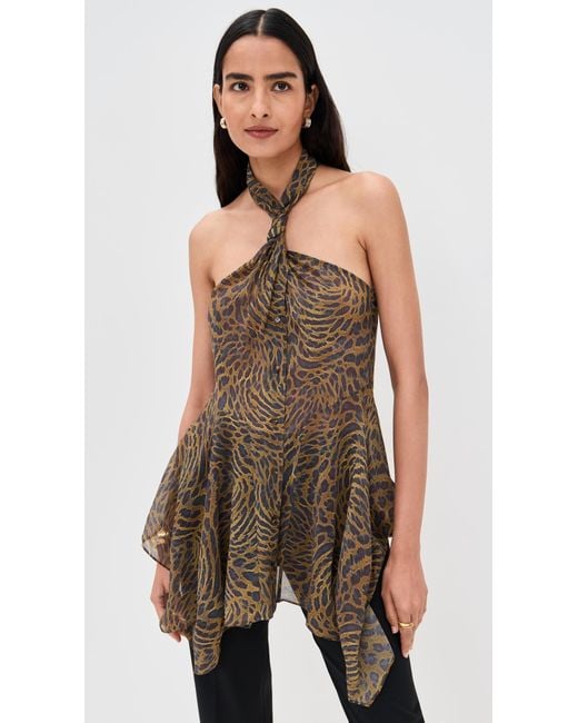 IRO Brown Cassian Top