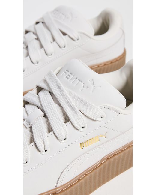 PUMA White X Fenty Creeper Phatty Sneakers 9