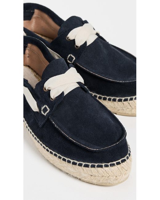 Manebí Black Boat Shoe Espadrilles