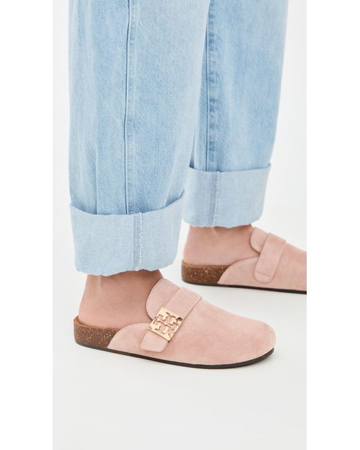 Tory Burch Black Mellow Mules