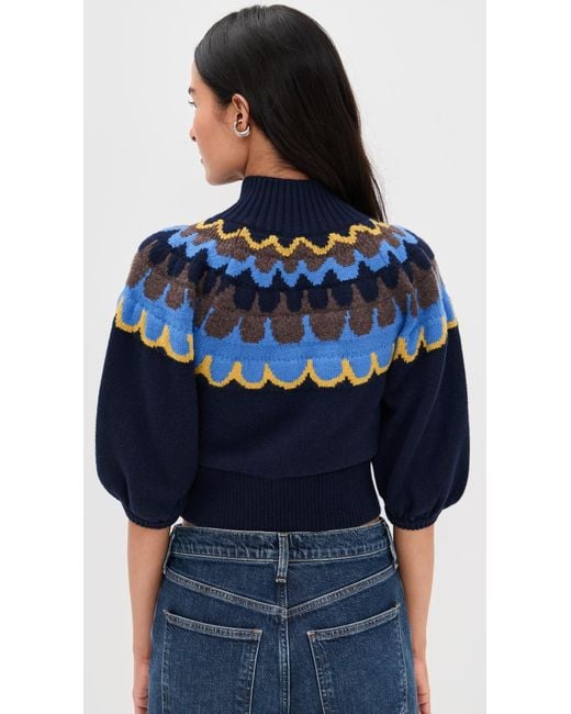 ALIGNE Blue Nelly Sweater