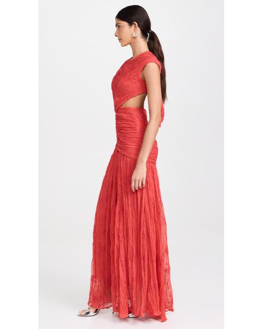 Sabina Musayev Red Tessa Dress