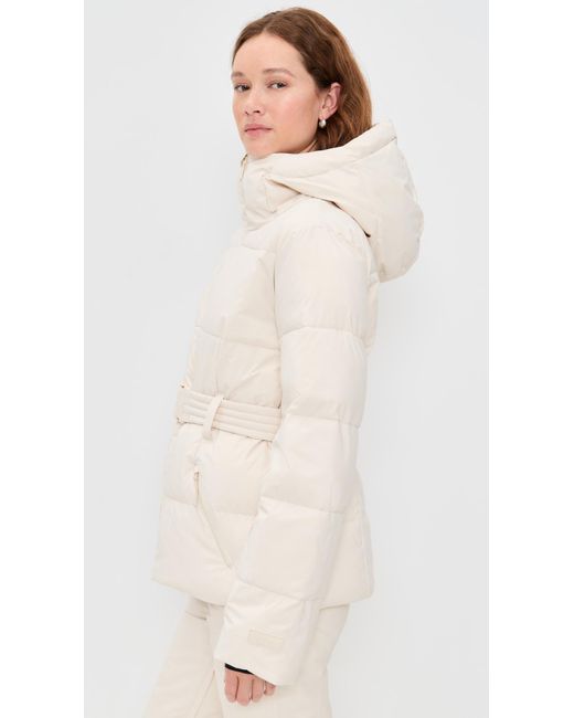 Halfdays Natural Hedy Belted Puffer Jacket