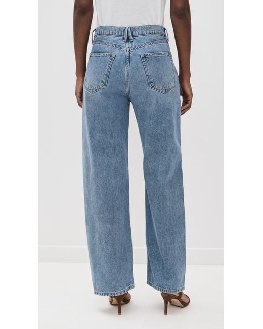 GOOD AMERICAN Blue Good Standard Baggy Jeans