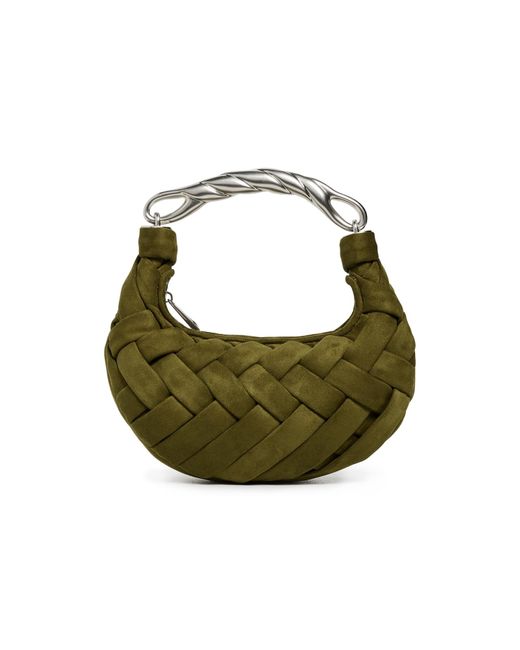 JW PEI Green Orla Weave Handbag