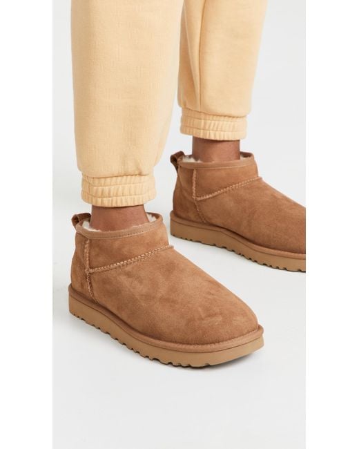 Ugg White Classic Ultra Mini Boot